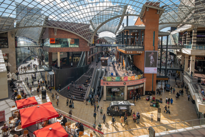 Cabot Circus glass dome